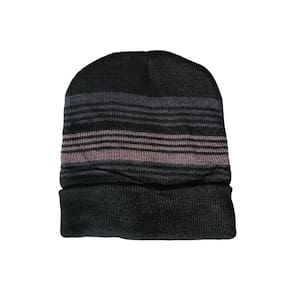 Touca Térmica Gorro de Inverno com Listras e Forro GR622232
