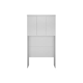 Armário Aéreo Modulado Ponte Solteiro Rizon c/ 3 Portas cor Branco - Novo Horizonte