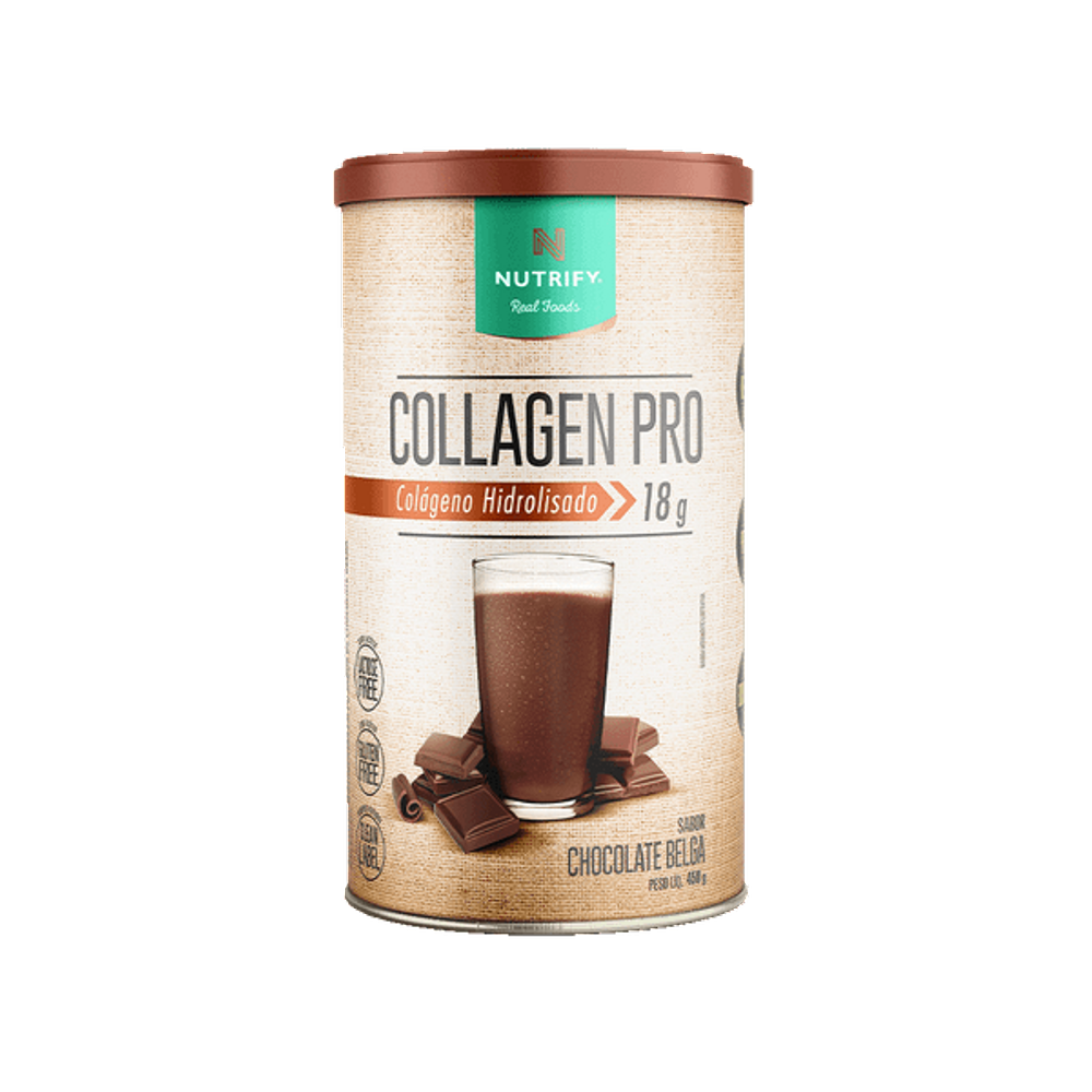 Collagen Pro Chocolate Belga Nutrify 450g