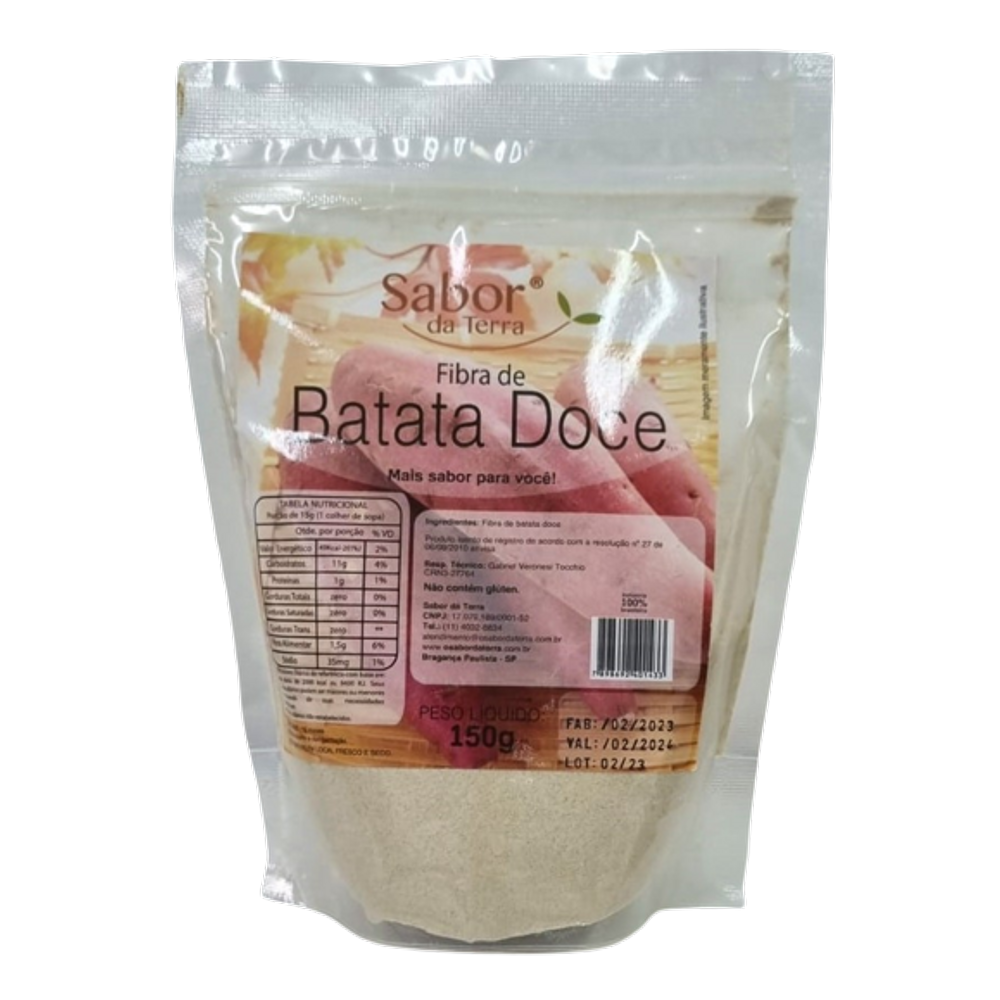 Kit 2X: Fibra de Batata Doce Sabor da Terra 150g