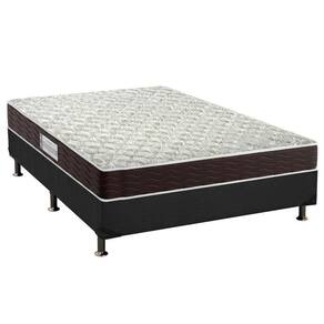 Cama Box Casal: Colchão Espuma D33 Probel Advanced + Base CRC Suede Black(138x188)