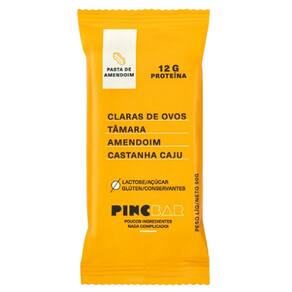 Kit 6X: Barra de Proteína Pasta de Amendoim Sem Açúcar Pincbar 50g