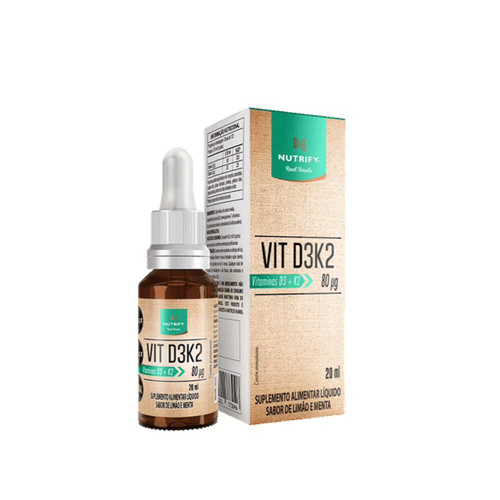 Vitamina D3K2 Líquida Nutrify 20ml