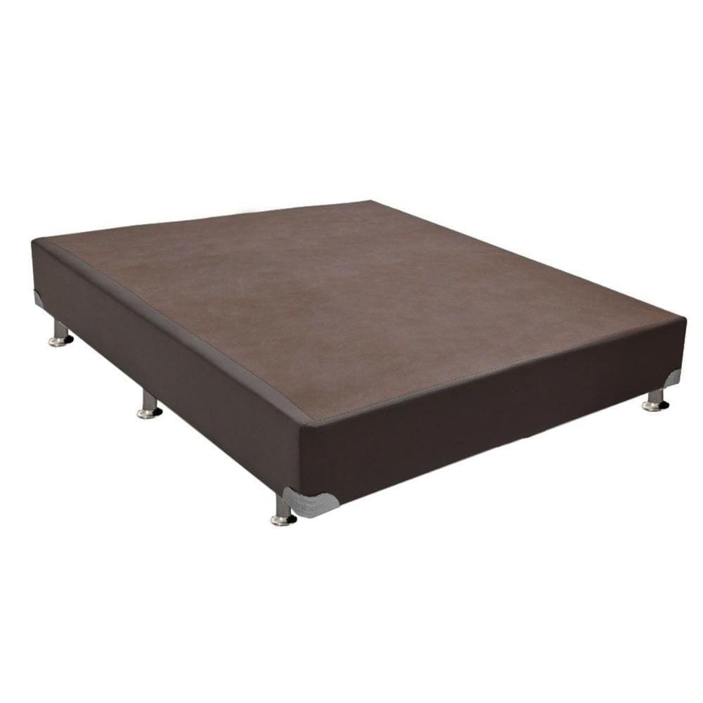 Cama Box Base Casal Universal Courano Brown (138x188x20) - Ortobom