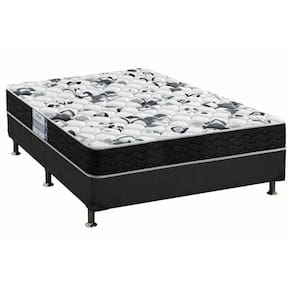 Cama Box Casal: Colchão Anatômico Probel D28/EP Advanced Tech1000 + Base CRC Suede Gray(138x188)