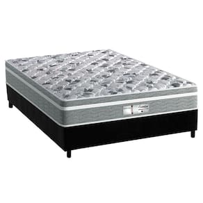 Cama Box Casal: Colchão Molas Probel MasterPocket Ensacadas Evolution + Base CRC Suede Black(138x188)