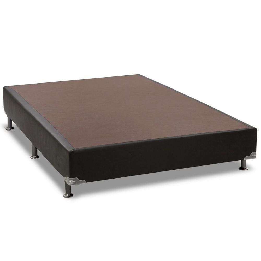 Cama Box Base Casal Americana Courano Nero Black (138x188x23) - Ortobom