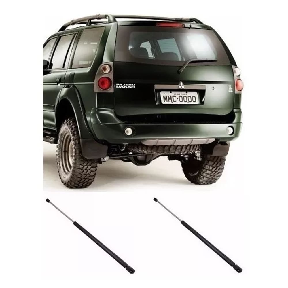Par Amortecedor Tampa Traseira Porta Malas Pajero Sport 2005 em diante