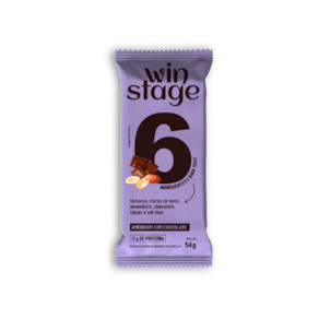 Kit 2X: Barra de Proteína Amendoim C/ Chocolate WinStage 54g