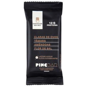 Kit 6X: Barra de Proteína Chocolate Sea Salt Sem Açúcar Pincbar 50g