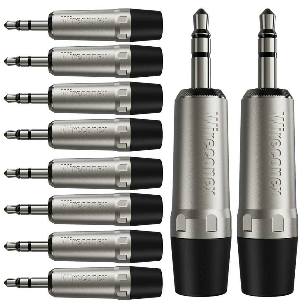 Conector P2 Stereo 3,5mm Plt Wc 1323 Trs Wireconex 10 Unidades [f108]