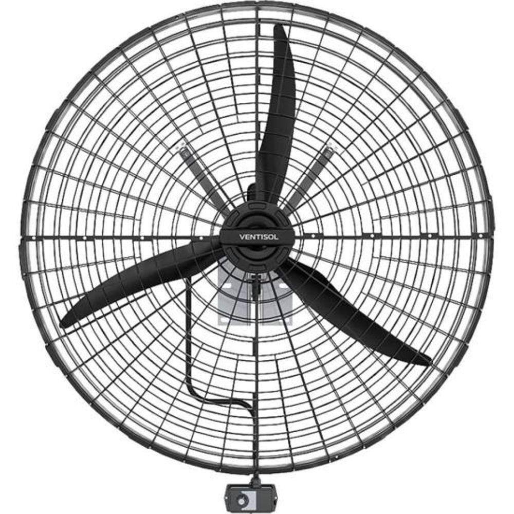 Ventilador De Parede Ventisol Gp Vp1m2 Preto 220v - 220V