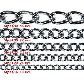 Coleira para cães Hamilton Extra Heavy Choke Chain Steel