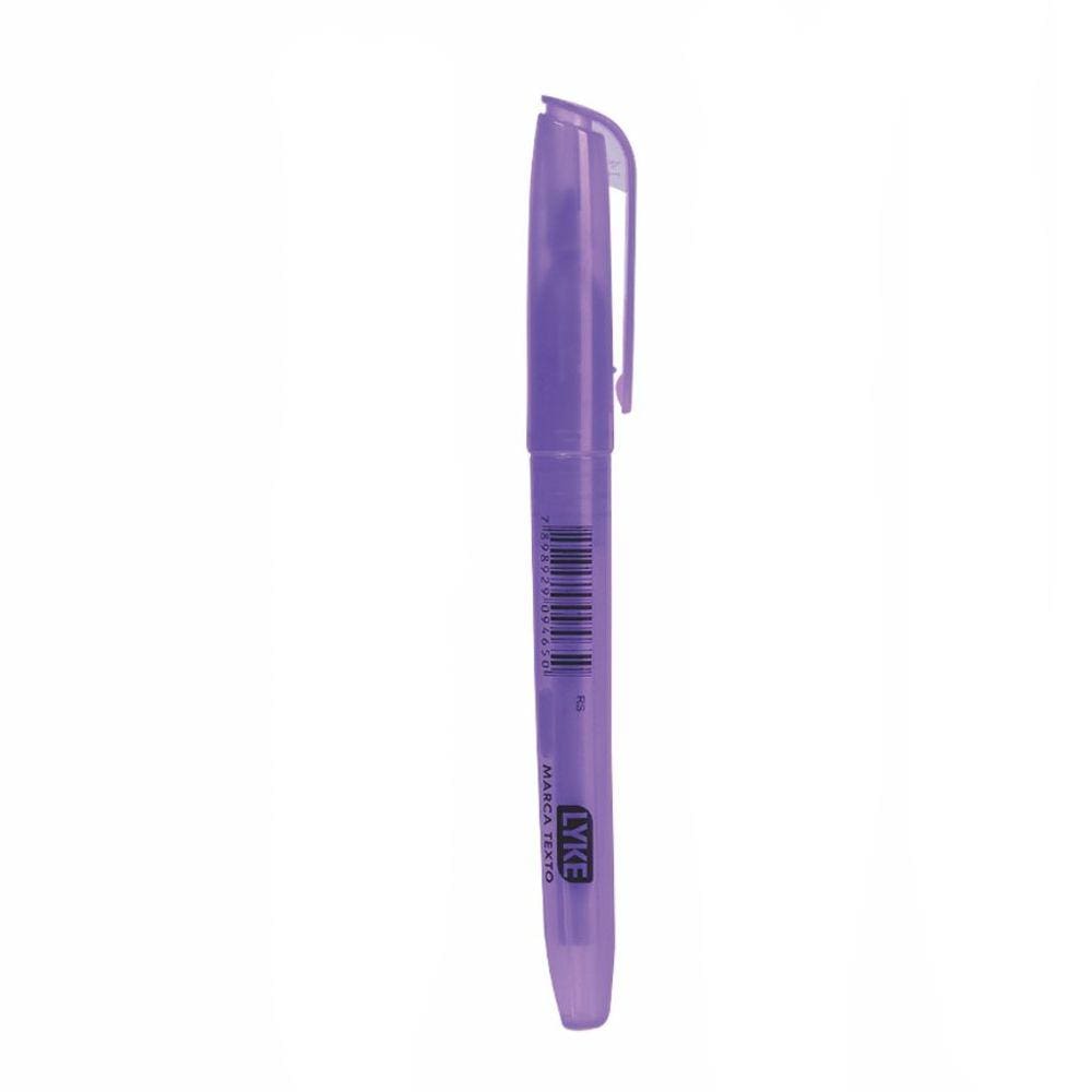 Caneta Marca-Texto Lyke Roxo
