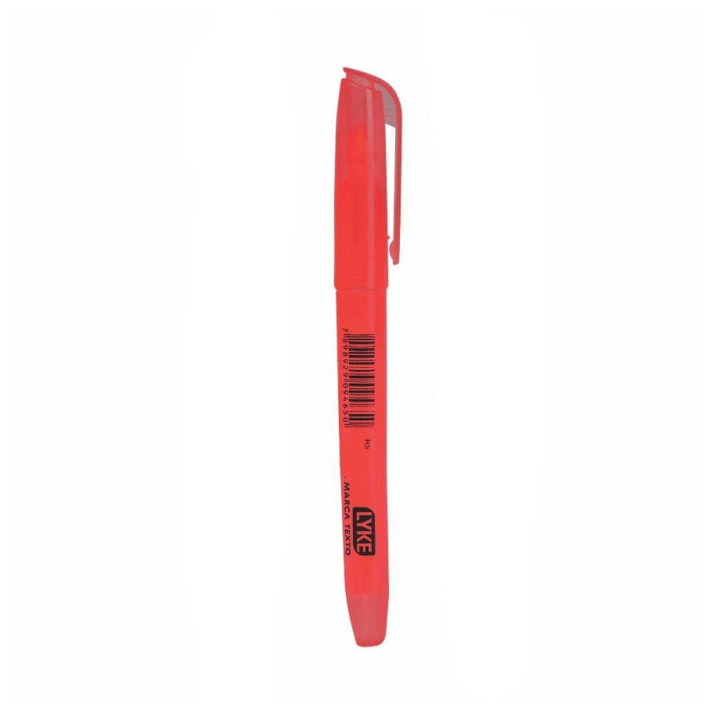 Caneta Marca-Texto Lyke Vermelho