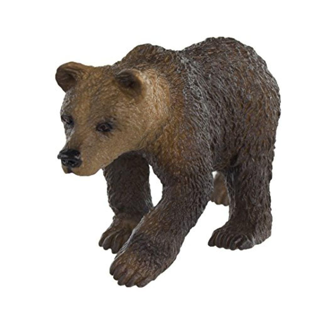 Safari Ltd. Wild Safari North American Wildlife Grizzly Bear Cub Educational Hand Painted Figurine Quality Construction from Safe and BPA Free Materia