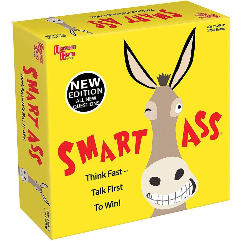 Jogos Universitários Smart Ass O Último Jogo de Tabuleiro Trivia para Famílias e Adultos Idades 12 e Up, O Jogo perfeito de Mesa para Festas e Eventos