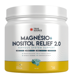 Kit 2X: Magnésio + Inositol Relief 2.0 Maracujá True Source 375g