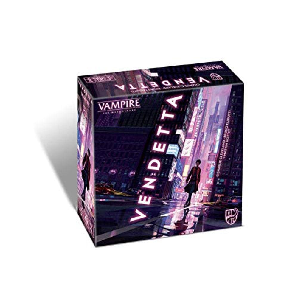 Jogos horríveis: Vampire The Masquerade - Vendetta, jogo de tabuleiro de estratégia, construa sua mão de cartas de acordo com seus planos, 3 a 5 jogad