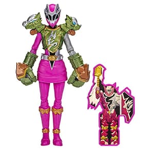 Power Rangers Dino Fury Smash Armor Pink Ranger, figuras de ação de 6 polegadas fazem grandes presentes para meninos e meninas de 4 anos ou mais