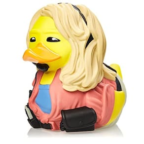 TUBBZ Jurassic World Dr Ellie Sattler Estatueta de Pato Colecionável - Mercadoria Oficial do Mundo Jurássico - Presente de Vinil de Colecionadores Úni