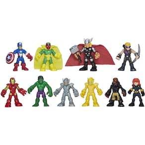 Playskool 10 Figuras de Ação Colecionáveis de 2,5 Polegadas
