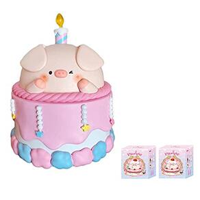 Aven Rabbit Piko Pig Dessert Series Blind Box Brinquedos para Meninas Kawaii Figuras Ação Bonito Modelo Presente de Aniversário Adivinha Saco Cego Col