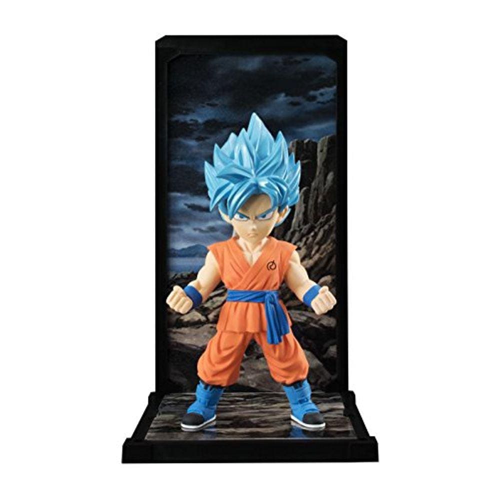 TAMASHII NAÇÕES Bandai Tamashii Buddies Super Saiyajin Deus Super Saiyajin Goku Dragon Ball Super Estátua