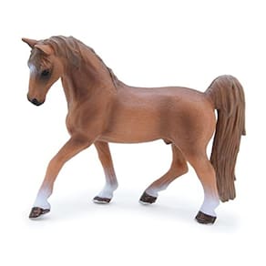 MODEBESO® Figuras animais realistas Playset, Estatuetas de Cavalo, Figuras do Cavalo de Pintura à Mão, Brinquedo Educacional, Bolo Toppers Presente de
