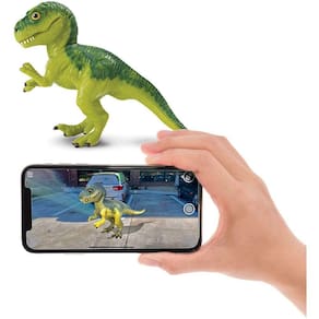 Safari Ltd. Dino Dana Baby T-Rex Dinosaur Toy for Kids, inclui jogo de realidade aumentada 3D no aplicativo Dino Dana