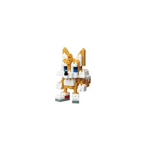 nanoblock - Sonic The Hedgehog - Caudas, Kit de Construção da Série Coleção de Personagens