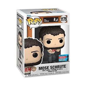 POP Funko! O e Mose Schrute NYCC Fall Covention 2021 Exclusivo, 58627, 3,75 polegadas