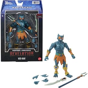 Coleção Masters of the Universe Masterverse, Mer-Man, bonecos de batalha Motu de 7 polegadas para brincar e exibir histórias, presente para crianças d