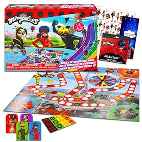 Zagtoon Miraculous Ladybug Power Up Game para Crianças - Miraculous Ladybug Bundle com Power Up Adventure Game Plus Miraculous Ladybug Stickers (Mirac