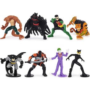 DC Comics Batman, 2 polegadas Scale 8-Pack of Collectible Mini Batman Action Figures (Amazon Exclusive), para crianças de 3 anos ou mais