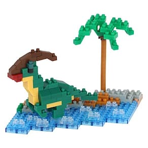nanoblock - Dinossauros - Waterside Parasaurolophus, Collection Series Building Kit, Multi, (NBC_367)
