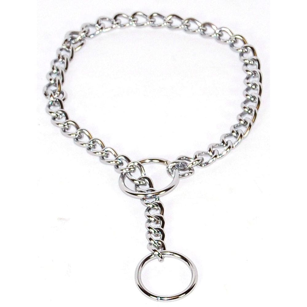 Coleira para cães Hamilton Fine Choke Chain 45 cm em aço
