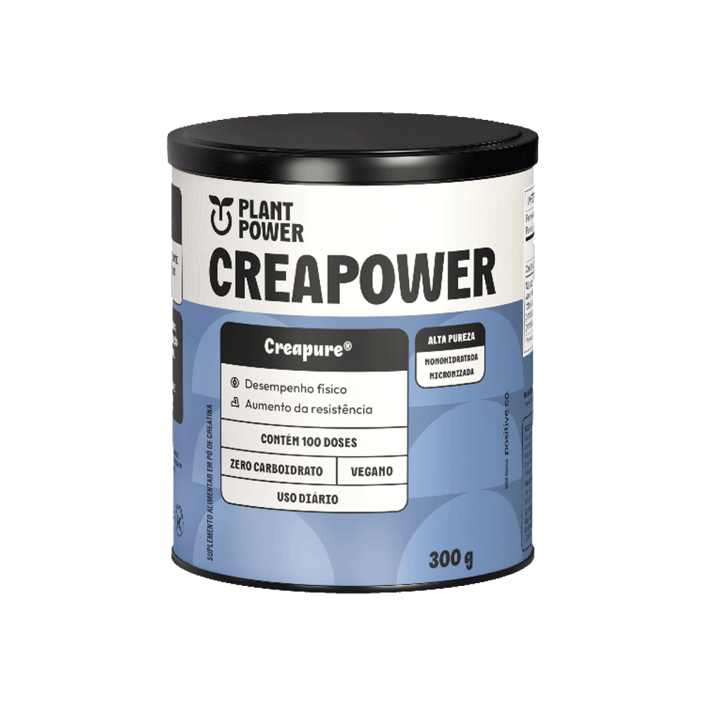 Kit 2X: Creatina Creapower Creapure Plant Power 300g