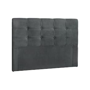 Cabeceira Cama Box Estofada Queen Queen Clean Plus Suede Cinza - Simbal