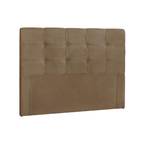Cabeceira Cama Box Estofada Queen Queen Clean Plus Suede Bege - Simbal