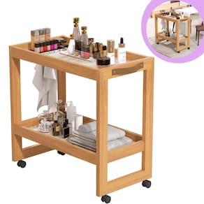 Carrinho Auxiliar Manicure Beleza Apoio Salão – Pérola