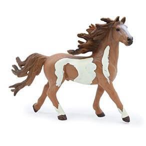 MODEBESO® Figuras realistas animais Playset, Estatuetas de Cavalo, Figuras do Cavalo de Pintura à Mão, Brinquedo Educacional, Bolo Toppers Presente de