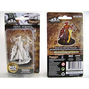 Pathfinder Battles Deep Cuts: Genie Efreeti Miniatura não pintada