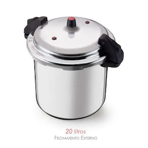 Panela De Pressão 20 Litros Profissional Fechamento Externo
