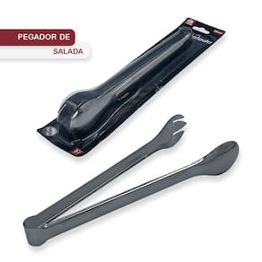 Pegador De Massas E Saladas Dentado Em Aço Inox