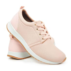 Tênis Feminino Moda Casual Sola Leve Macia Com Cadarço Ótimo Dia a Dia e Trabalho Modelo Liso