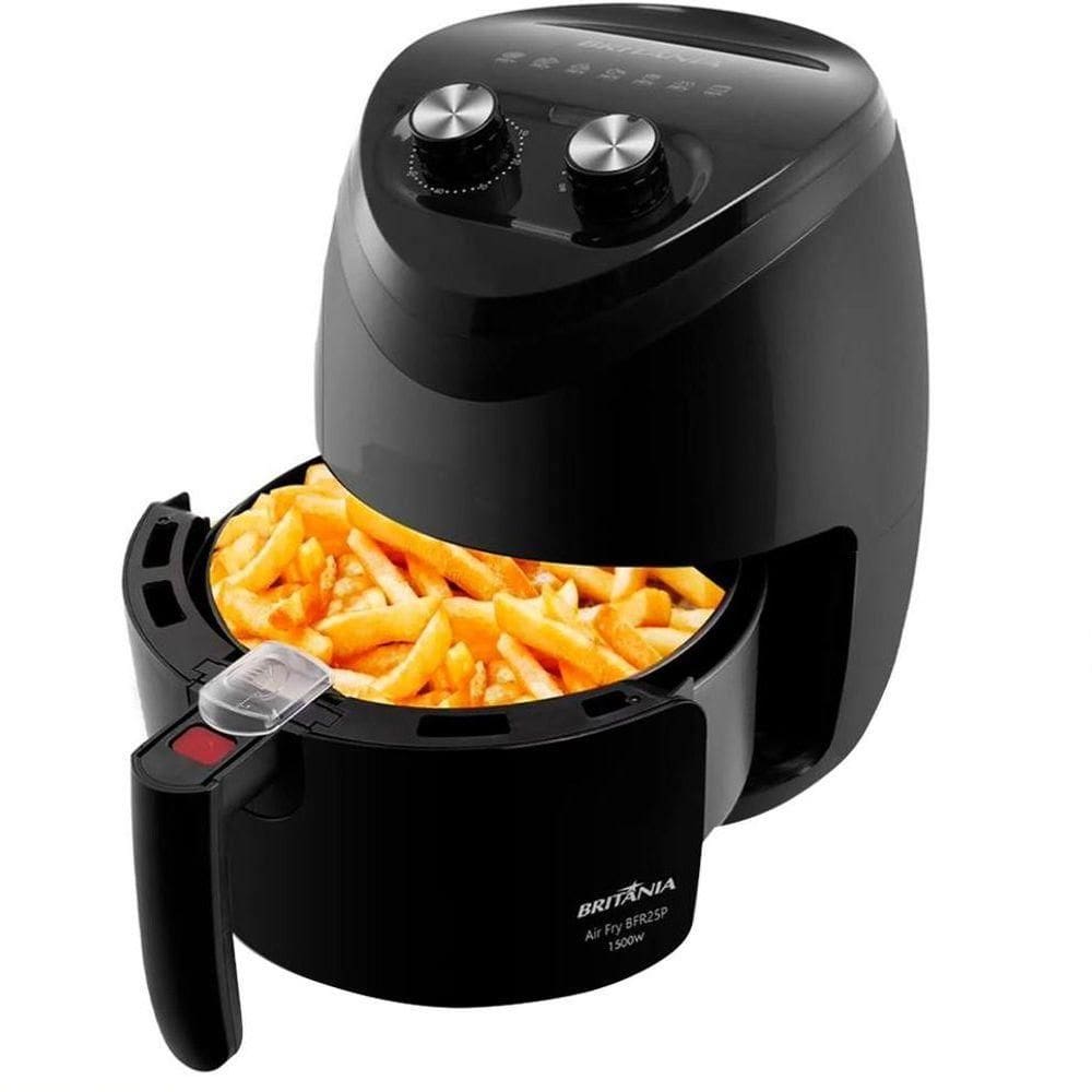 Fritadeira Elétrica Air Fryer 200v Supremma 3,6l Vermelho Agratto