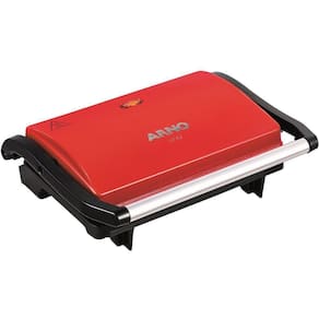 Grill Compact Guno Arno C/Placas Antiaderentes Vermelho 127