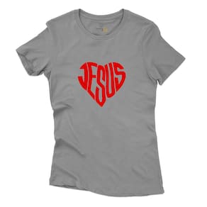 Camiseta Camisa Feminina Algodao Jesus Coraçao Pastoral Catolica Rezar Cristã