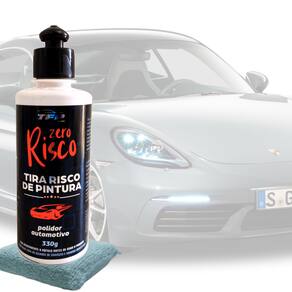 Cera Tira Risco Arranhões Superficiais Para Carros Todas Cores E Esponja microfibra
